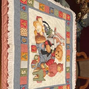 Vintage Toys Quilt Blanket